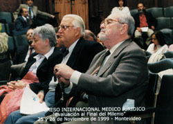 Dres. Yamandú Sica Blanco, Carlos Gómez Haedo y Teresita Rotondo