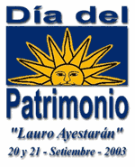Día del Patrimonio - 20 y 21 de setiembre 2003