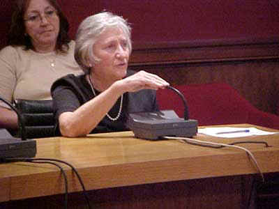 Decana de la Facultad de Medicina, Dra. Ana María Ferrari