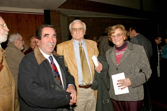 De izq. a der.: Ricardo J. Caritat, Tabaré González Vázquez, Nelson Albertoni Tonna.