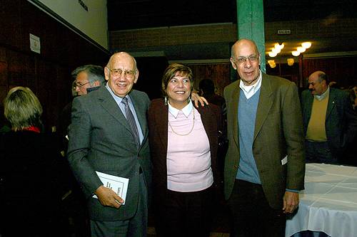 Dres. Rodolfo Panizza, Estela Puig y Tito Pais.