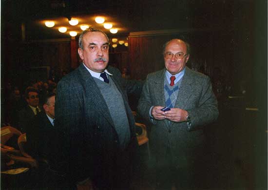 Dr. Carlos KOLTUKIAN BERLANGIERE (a la derecha) y Dr. Ignacio LEZAMA