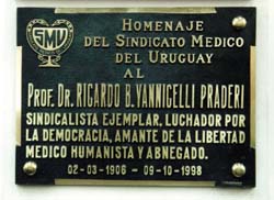 Homenaje al Dr. Yannicelli