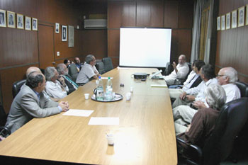 Autoridades del SMU y CASMU durante la conferencia de prensa