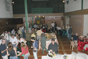 Mesa que presidió el debate después del prestreno de Sicko