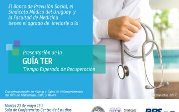 BPS, SMU y Udelar presentan la Guía TER