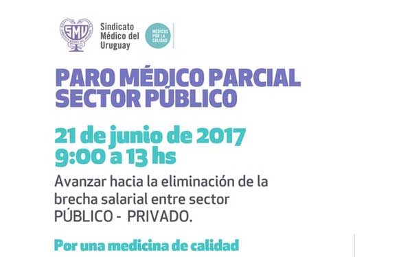 Paro en el Sector Público el 21 de junio