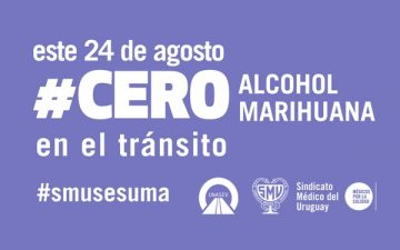 Este 24 de agosto #CERO alcohol y marihuana en el tránsito