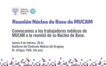 Reunión del Núcleo de Base de MUCAM este jueves 8/2.
