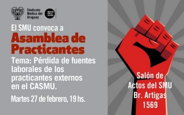 Asamblea de Practicantes por pérdida de fuentes laborales