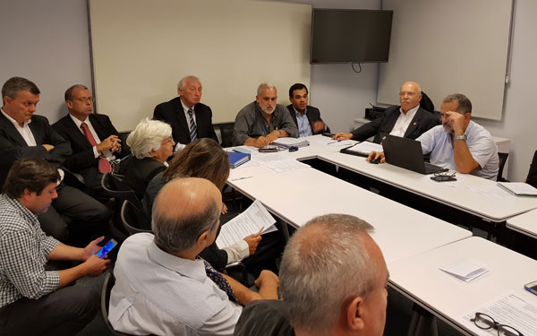 SMU participó de importante reunión con el Directorio de la Caja de Profesionales Universitarios.