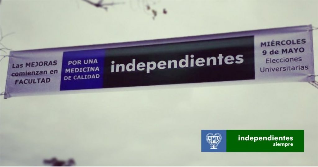 Elecciones Universitarias: plataforma programática de SMU Independientes.