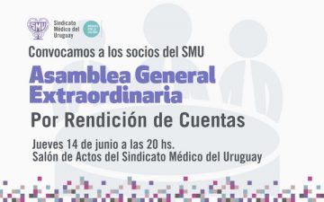 14 de junio: Asamblea General Extraordinaria