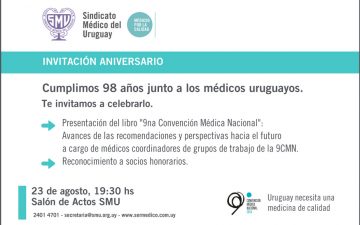 23/8: Celebración 98º aniversario del SMU