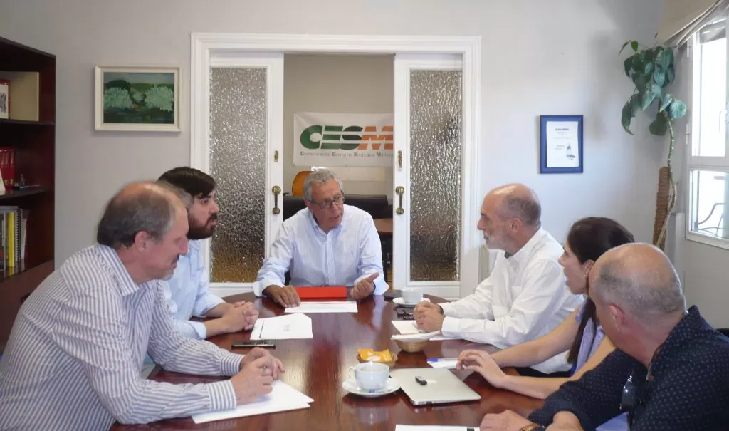 Importante reunión del SMU con Confederación Española de Sindicatos Médicos en Madrid.