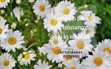 Actividades de la Comisión para el Reencuentro y la Amistad para el mes de octubre.