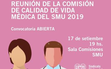 Convocatoria abierta para la reunión de la Comisión de Calidad de Vida Médica el 17/9.