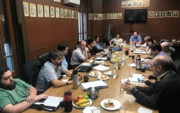 Ejecutivo del SMU recibió informe sobre la situación de Casa de Galicia.