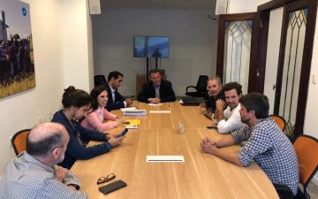 Daniel Salinas recibió al SMU para interiorizarse sobre el conflicto de las emergencias móviles