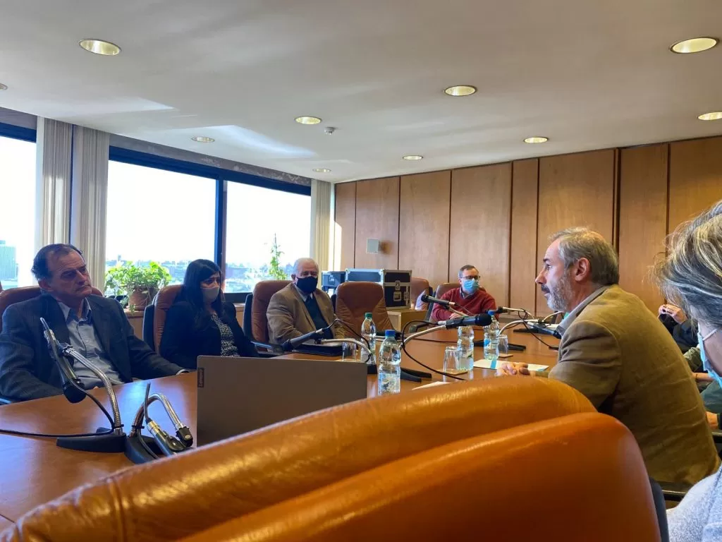 Continúa ronda de encuentros con bancadas parlamentarias: legisladores de Cabildo Abierto recibieron al SMU