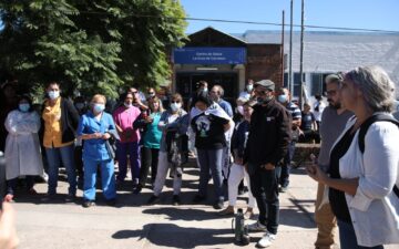 Equipos de salud y vecinos reclamaron por mayor seguridad en el Centro de Salud La Cruz de Carrasco