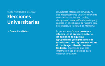 Elecciones Universitarias: conocé las listas de agrupaciones con representantes en el CE del SMU