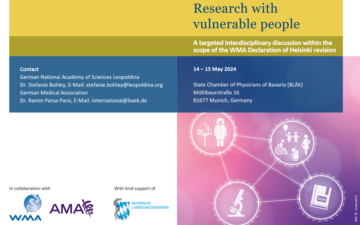 Asociación Médica Mundial realiza un encuentro interdisciplinario sobre investigación en poblaciones vulnerables