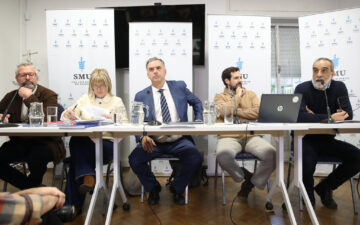 El candidato por el Frente Amplio, Prof. Yamandú Orsi, visitó el SMU