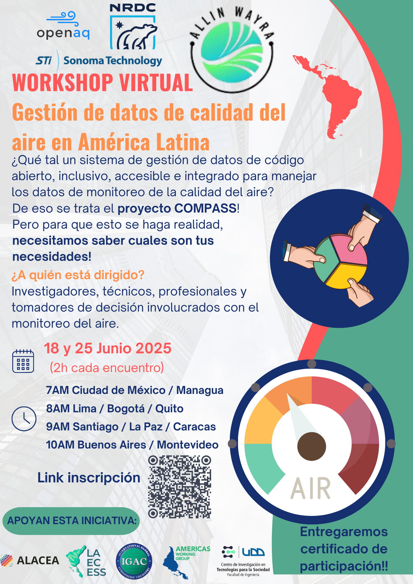 taller gestión datos calidad aire