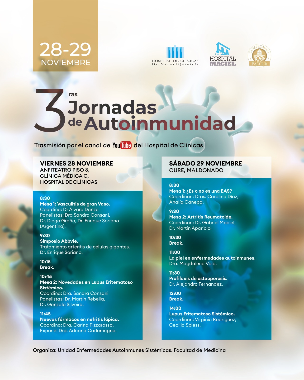 jornadas autoinmunidad hospital clínicas